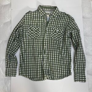 Paper Denim & Cloth Green Plaid Men's Shirt